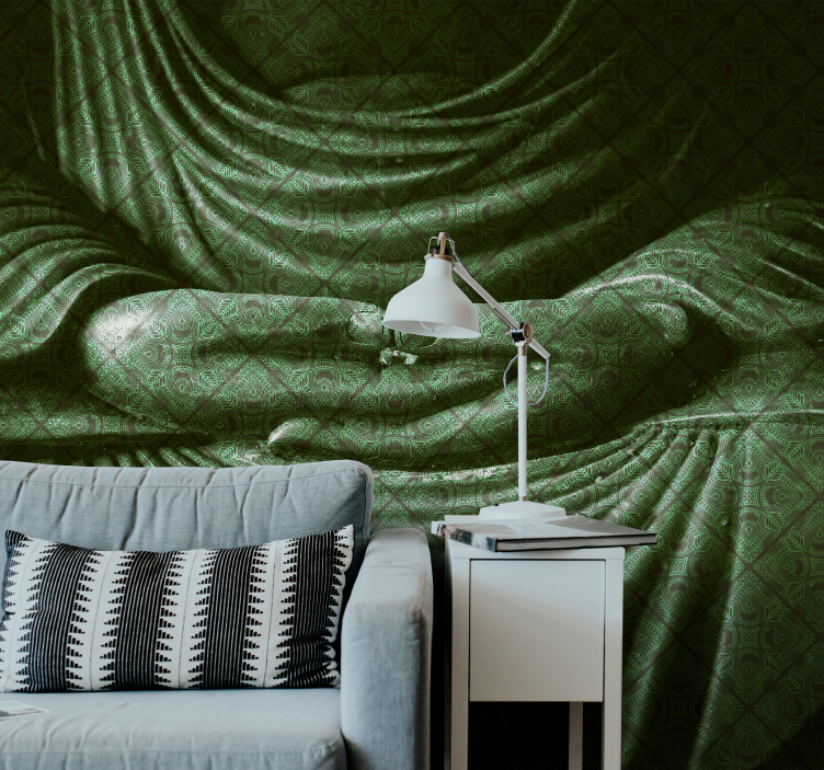 Tapisserie bouddha statue de bouddha tranquille - TenStickers