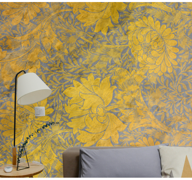 Tapisserie fleur motif floral arrangé - TenStickers