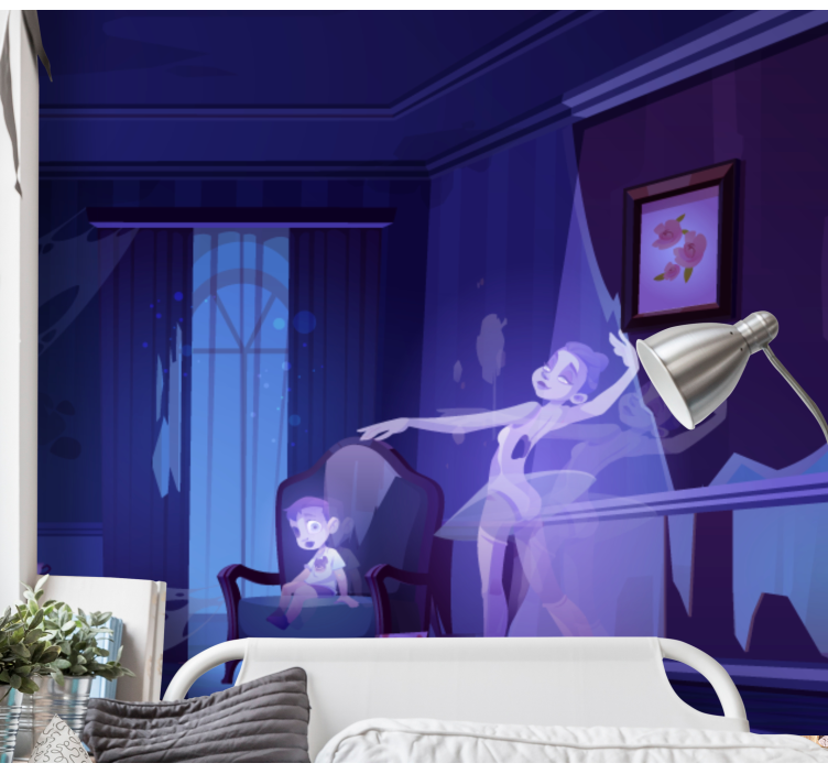 Tapisserie musique danse de fée de ballet - TenStickers