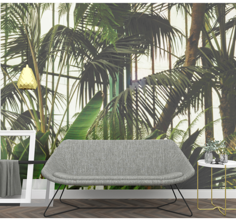Tapisserie nature feuillage tropical vivant - TenStickers