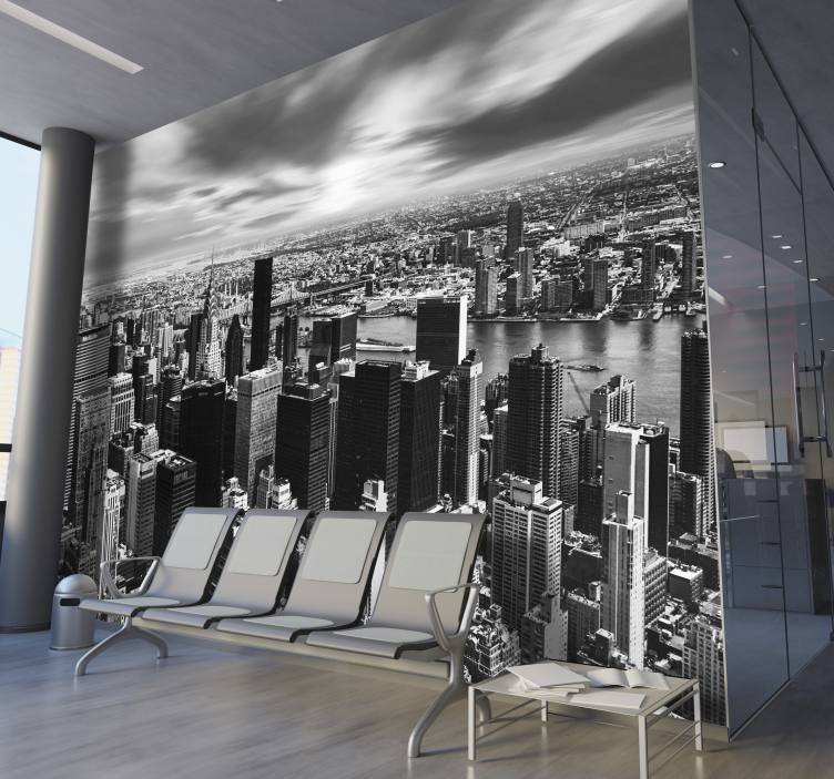 Tapisserie new york panorama urbain - TenStickers