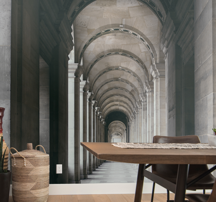 Tapisserie villes et pays arches architecturaux - TenStickers