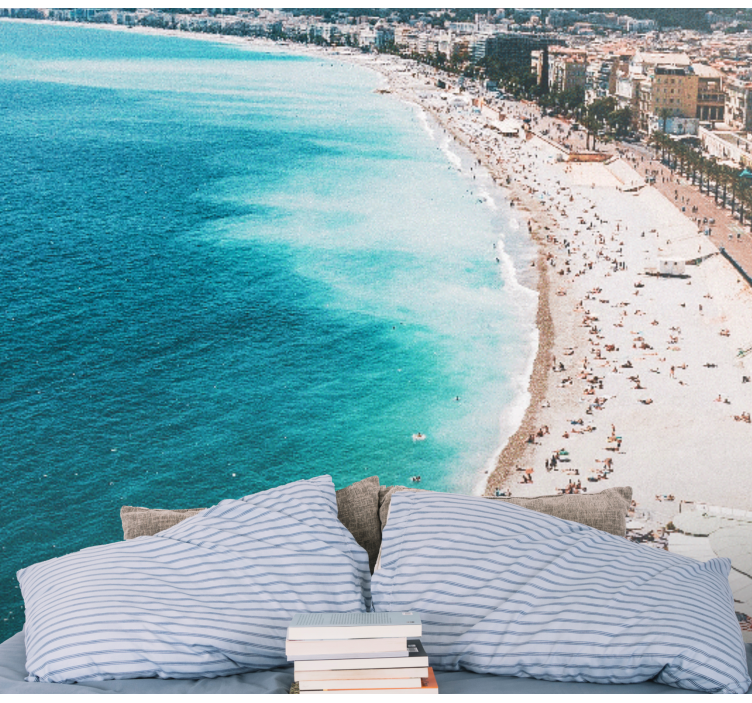 Tapisserie villes et pays plage paradisiaque française - TenStickers