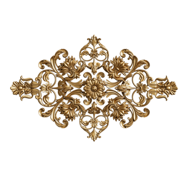 Tapisserie art classique motif floral orné - TenStickers