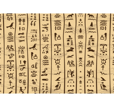 Tapisserie art motifs d'écritures anciennes - TenStickers
