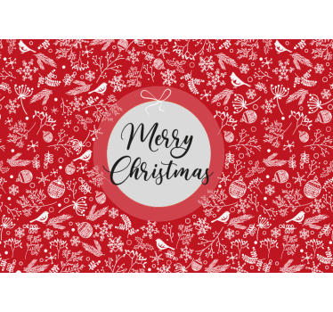 Tapisserie noel voeux de fêtes de fin d'année - TenStickers