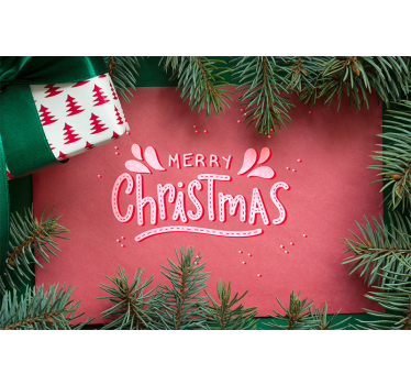 Tapisserie noel joyeux noël - TenStickers