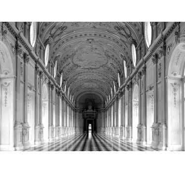Tapisserie art classique allée architecturale élégante - TenStickers