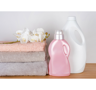 Tapisserie salle de bain disposition des serviettes douces - TenStickers