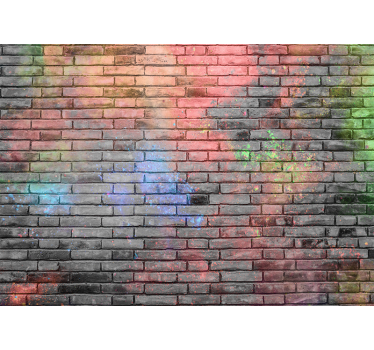 Tapisserie graffiti Éclat urbain en couleurs - TenStickers