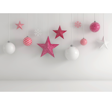Tapisserie noel ornements de noël suspendus - TenStickers