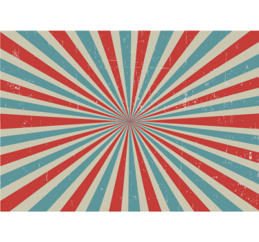 Tapisserie graffiti Éclat de couleurs radial - TenStickers
