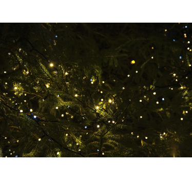 Tapisserie noel lumières de noël festives - TenStickers
