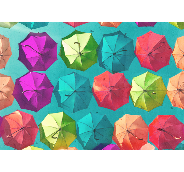 Tapisserie graffiti design parapluie coloré - TenStickers