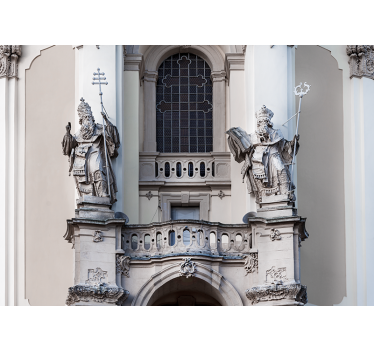 Tapisserie art classique statues de rois - TenStickers