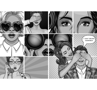 Tapisserie art expressions pop art - TenStickers