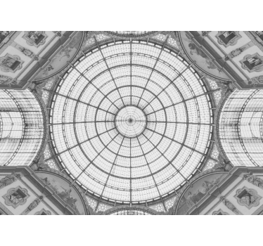 Tapisserie art dôme de verre architectural - TenStickers