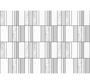 Tapisserie murale salle de bain effet marbre et lignes noires - TenStickers
