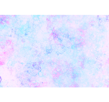 Tapisserie murale effet bulles roses et bleues - TenStickers