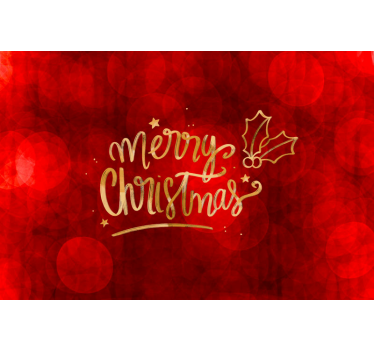 Tapisserie noel salutations festives - TenStickers
