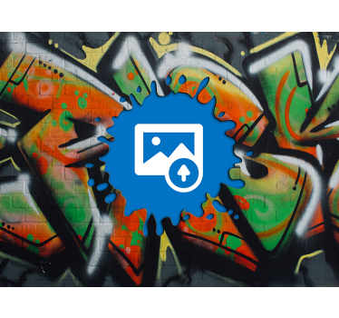 Tapisserie graffiti ambiance urbaine - TenStickers