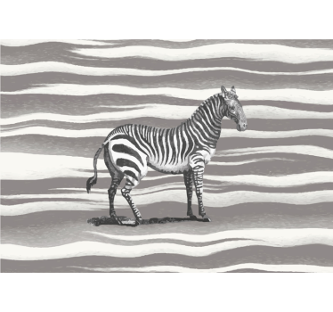 Tapisserie animaux motifs à rayures zébrées - TenStickers