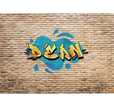 Tapisserie graffiti style personnalisé - TenStickers