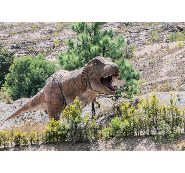 Tapisserie animaux rencontre de dinosaures féroces - TenStickers