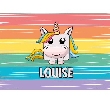 Tapisserie animaux conception de licorne mignonne - TenStickers