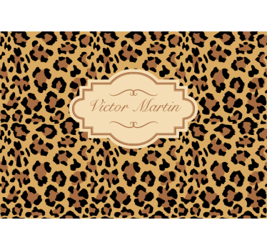 Tapisserie animaux motif imprimé léopard - TenStickers