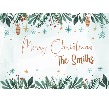 Tapisserie noel joie des fêtes - TenStickers