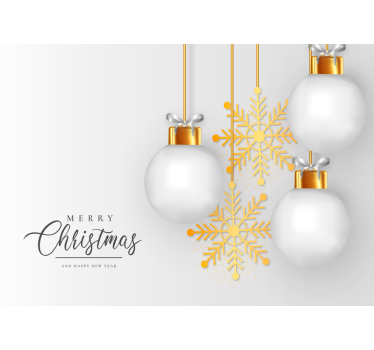 Tapisserie noel élégance des décorations de noël - TenStickers