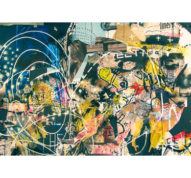 Tapisserie graffiti art de rue urbain - TenStickers