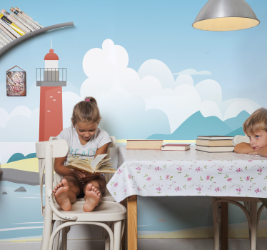 Papier peint chambre enfant Rêver en haute mer - TenStickers