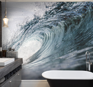 Papier peint mural océan Grandes vagues - TenStickers