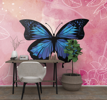 Photo murale animal Papillon beau et coloré - TenStickers