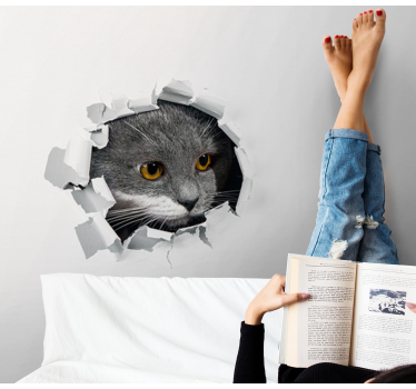 Photo murale d'animaux Chat mignon - TenStickers