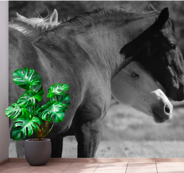 Tapisserie animaux compagnie des chevaux - TenStickers