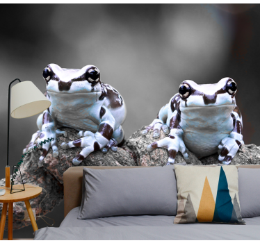 Tapisserie animaux couple de rainettes - TenStickers