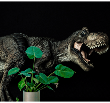 Tapisserie animaux dinosaures et plantes - TenStickers