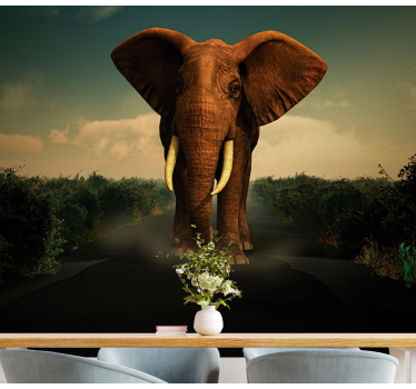 Tapisserie animaux Éléphant majestueux - TenStickers