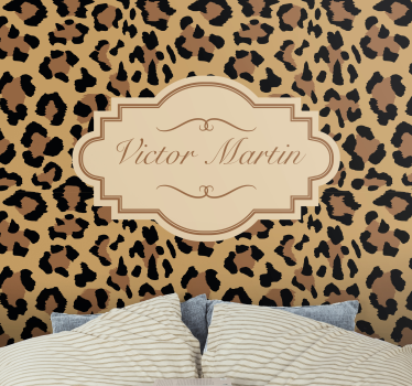 Tapisserie animaux motif imprimé léopard - TenStickers