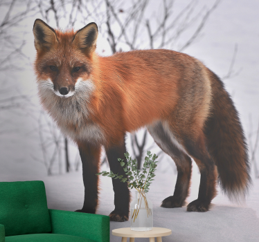 Tapisserie animaux portrait de renard majestueux - TenStickers