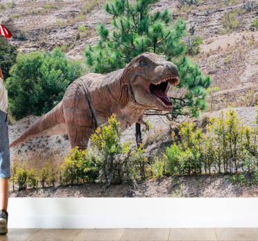 Tapisserie animaux rencontre de dinosaures féroces - TenStickers