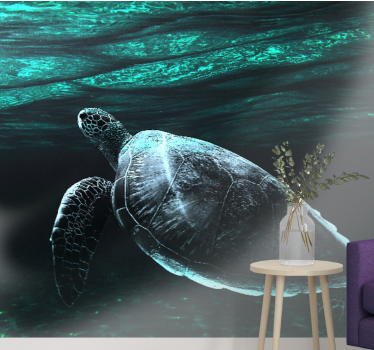 Tapisserie animaux tortue de mer majestueuse - TenStickers