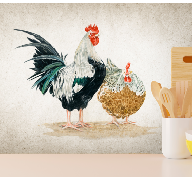 Tapisserie animaux volaille de ferme - TenStickers