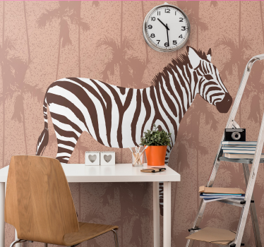 Tapisserie animaux zèbre dans la nature - TenStickers