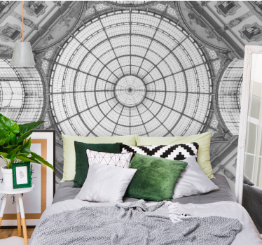 Tapisserie art dôme de verre architectural - TenStickers
