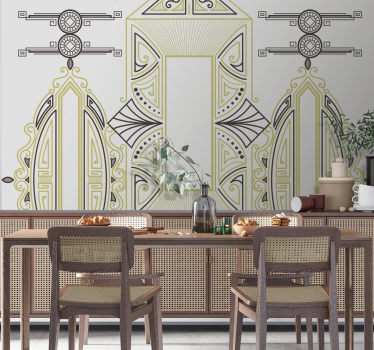 Tapisserie art Élégance géométrique - TenStickers