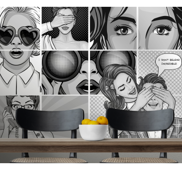 Tapisserie art expressions pop art - TenStickers